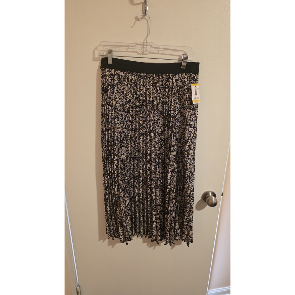 Vince Camuto Skirt Womens Medium Elastic Waist Floral Feminine Church Shower Nwt
